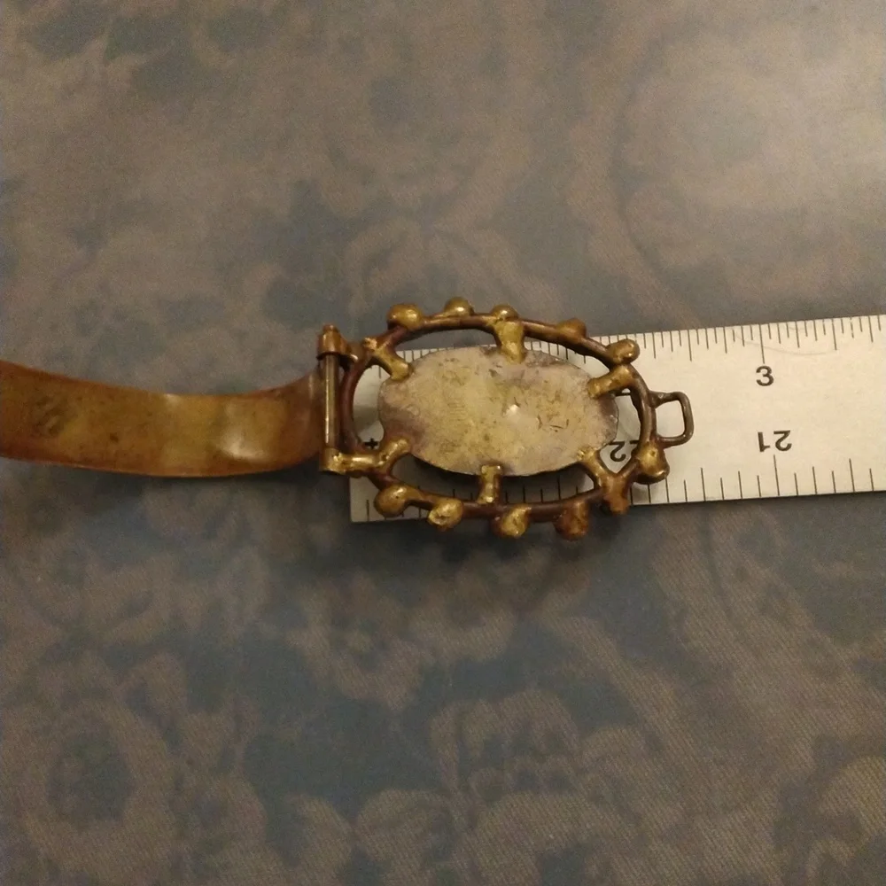 Vintage PAL KEPENYES Bracelet with Green Stones Signed - Picture 8 of 13